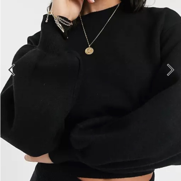 ASOS DESIGN knitted crew neck sweatshirt - Picture 3 of 4